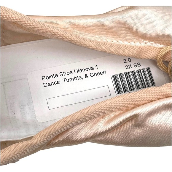 Grishko Ulanova I European Pink Soft Shank Ballet Pointe Shoe Size 2.0 2X SS - Picture 5 of 8